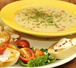 Pórková polévka s bramborem